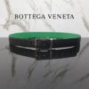 보테가 베네타 리버서블 인테르치아토 레더 벨트
