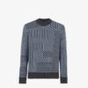 펜디 [FENDI] 수입고급 펜디 자가드 패턴 니트