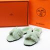에르메스 오란 양털 시어링 샌들 슬리퍼