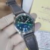 IWC 마크20 그린 밤가죽밴드