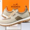 에르메스 스웨이드 로우탑 스니커즈