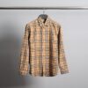 버버리 베이직체크 코튼 셔츠