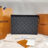 루이비통 포쉐트 보야쥬 클러치 MM 그레이 69535
