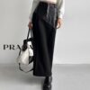 프라다 매드 롱 스커트 (벨트세트)  da/sm