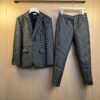 구찌 GG 자카드 블랙 정장 세트