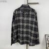 크롬하츠 크로스 포인트 플란넬 체크 셔츠