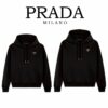 프라다 스터드 후드티