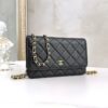 샤넬 클래식 WOC 캐비어 블랙 금장