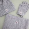 몽클레어 [MONCLER] 수입고급 몽클레르 클래식 웜 후드 목도리 장갑 3종 세트