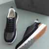 브루넬로쿠치넬리 [Brunello Cucinelli] 스웨이드탭 메쉬 스니커즈