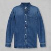 아미 파리스 롱 슬리브 데님 셔츠