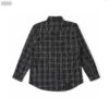 발렌시아가 백로고 플란넬 체크 셔츠