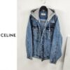셀린느 후드 트러커 데님 자켓