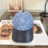 루이비통 투톤  블루 패턴 모자