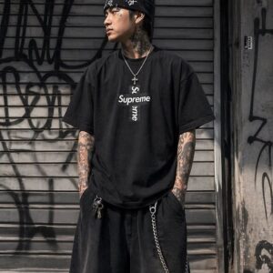 슈프림 크로스 박스로고 티셔츠