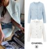 샤넬 타월 브러치 트위드 자켓