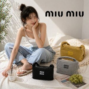 미우미우 쭈글사각 곱창백