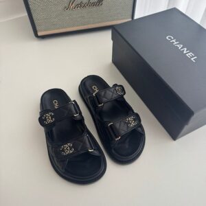 샤넬  벨크로 뮬 슬리퍼