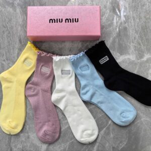 미우미우 오색 5종 양말