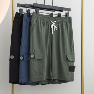 스톤아일랜드 [STONE ISLAND] 썸머 쿨링 카고 5부 팬츠