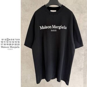 마르지엘라 넘버링 그래픽 코튼 티셔츠(수입)