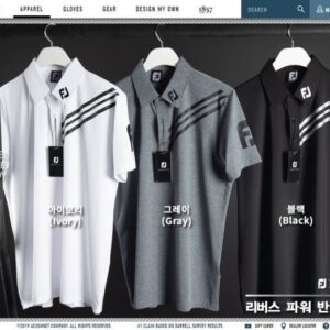 풋조이 리버스 파워 반팔 카라티