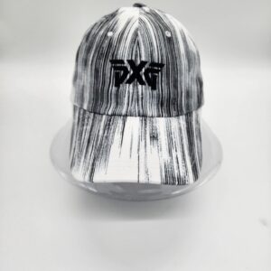 PXG 시즌모티브인 붓터치 패턴라인의 퍼포먼스 로고 캡