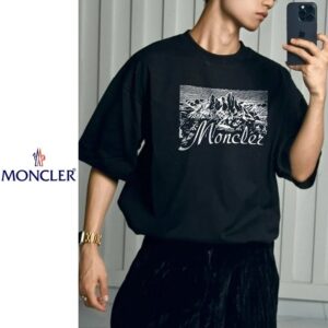 몽클레어 마운틴 로고 티셔츠(수입)