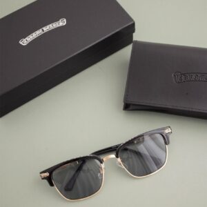 크롬하츠 [Chrome Hearts] 크롬하츠 블랙 반무테 안경