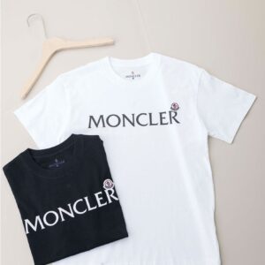 몽클레어 로고 프린팅 와펜 티셔츠