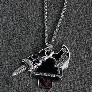 크롬하츠 3 Trinkets 참 펜던트 네크리스