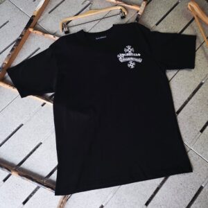 크롬하츠 플러스 레터링 자수로고  티셔츠