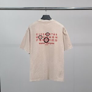 마르지엘라 레터링서클 피그먼트 반팔티