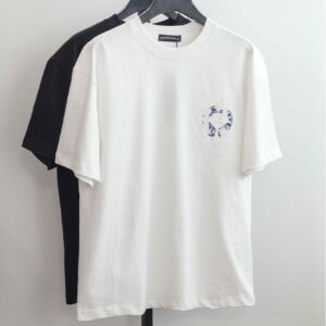 크롬하츠 [Chrome Hearts] 빈티지 십자가 블루 자수 로고 티셔츠