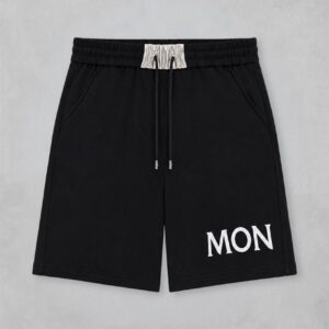 몽클레어 실버탭 버뮤다 코튼 팬츠