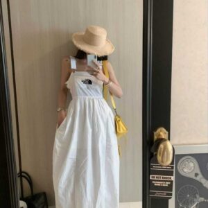 노스페이스 멜빵 고리 포켓원피스