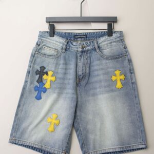 크롬하츠 [Chrome Hearts] 크로스 컬러 라벨 데님 팬츠