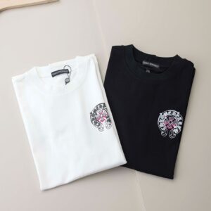 크롬하츠 [Chrome Hearts] 홀스슈 로고 가슴 프린팅 티셔츠