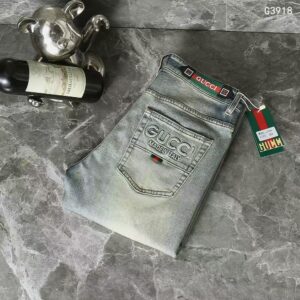 구찌 2026ss 수입최고급 커스텀 청바지 포켓삼선