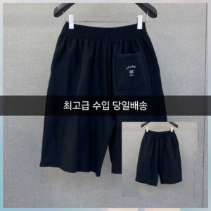 셀린느 로고 하프 팬츠