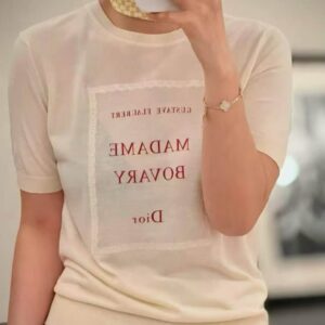 디올-DIOR 여성 반팔 니트 탑- 2040